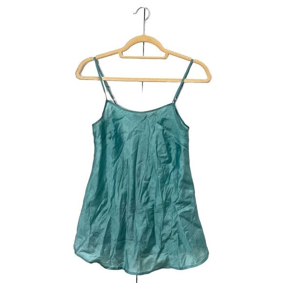 Peruvian Connection Swing Tank Top Cami Women’s XS Silk Green Lightweight - Picture 1 of 7